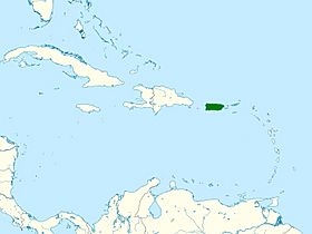 Distribución geográfica del semillero puertorriqueño.