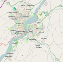 OpenStreetMap of DerryLondonderry UK Apr2012.png