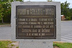 Archivo:Placa que conmemora la fundación de Lo Miranda