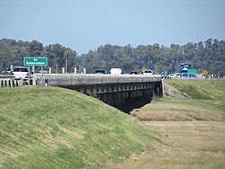 Puente de la Autovía 2 sobre el río Samborombón.JPG