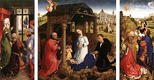 Archivo:Rogier van der Weyden - Bladelin Triptych - WGA25617