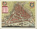 Rotterdam Map by Frederick De Wit c1690