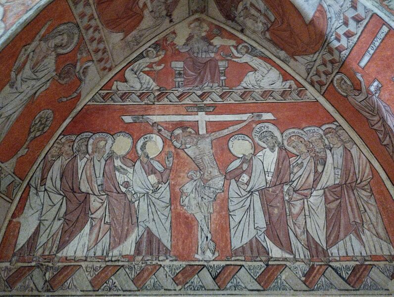 San Miguel de Foces. Calvario