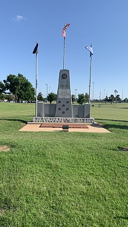 US military plaque in Mustang, Oklahoma.jpg