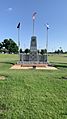 US military plaque in Mustang, Oklahoma