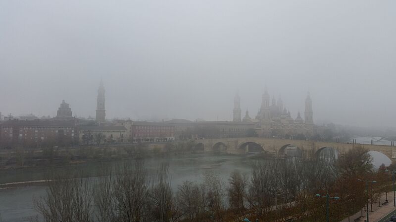 Zaragoza - Niebla