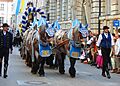 031 Trachtenumzug Bierwagen Hofbraeu