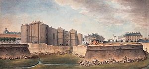 Archivo:Bastille in demolition July 1789
