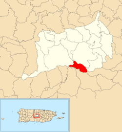 Bermejales, Orocovis, Puerto Rico locator map.png