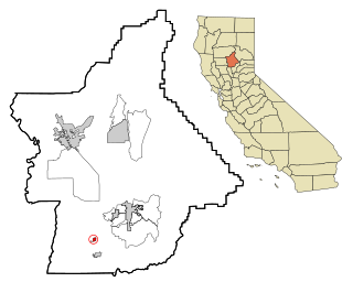 Butte County California Incorporated and Unincorporated areas Biggs Highlighted.svg
