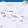Cuba - Location Map (2013) - CUB - UNOCHA