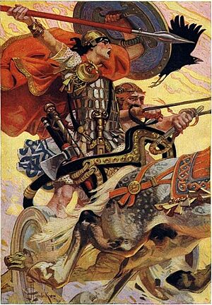 Archivo:Cuchulain in Battle