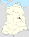 District of Berlin in German Democratic Republic (-water)