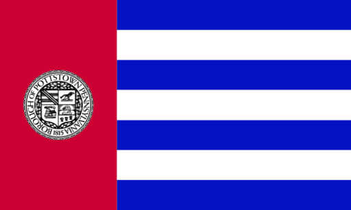 Flag of Pottstown, Pennsylvania