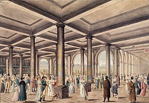 Archivo:Galeries du Palais Royal, Paris, 1800