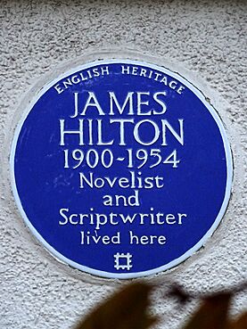 Archivo:JAMES HILTON 1900-1954 Novelist and Scriptwriter lived here