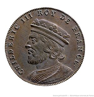 Archivo:Jean Dassier (1676-1763) - Childéric III roy de France (754)
