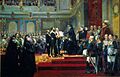 Jura de la Constitución por María Cristina