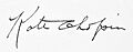 Kate Chopin signature