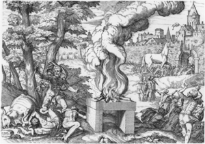 Archivo:Kupferstich des Giovanni Battista Fontana, Cheval de Troye