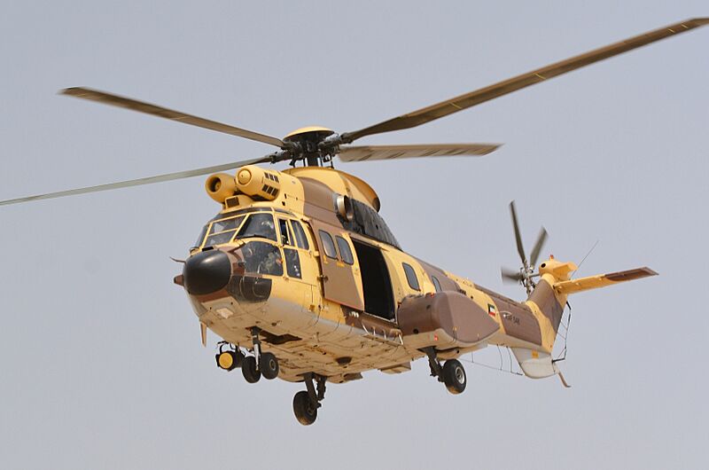 Kuwait AS332, Super Puma, helicopter