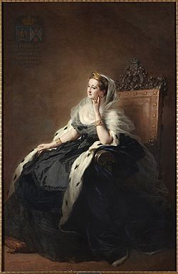 Archivo:L'impératrice Eugénie en robe de cour, 1862, Franz Xaver Winterhalter