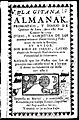 La gitana Almanak 1729