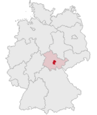 Lage des Ilm-Kreises in Deutschland