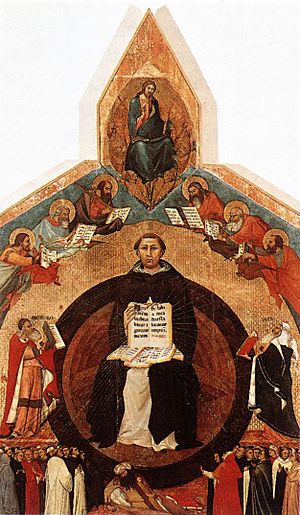 Archivo:Lippo Memmi - Triumph of St Thomas Aquinas - WGA15020