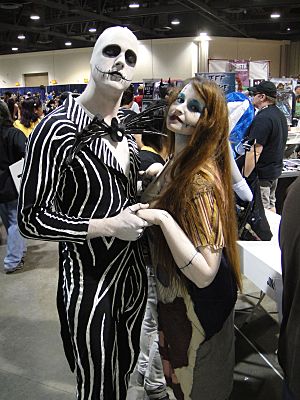 Archivo:Long Beach Comic & Horror Con 2011 - Jack Skellington and Sally (6301177021)