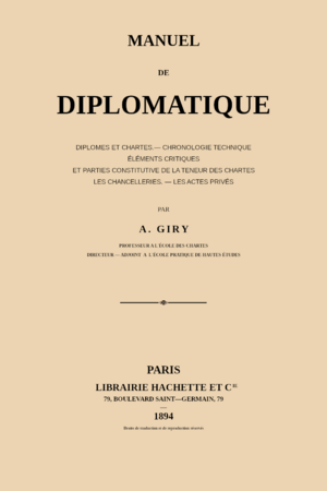 Archivo:Manuel de diplomatique (recreación)