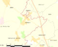 Map commune FR insee code 80679