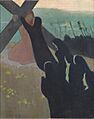Maurice Denis, 1889, Le Calvaire (Climbing to Calvary), oil on canvas, 41 x 32.5 cm, Musée d'Orsay