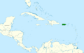 Melanerpes portoricensis map