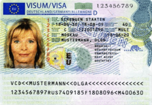 Archivo:Schengen uniform visa format Germany 2018