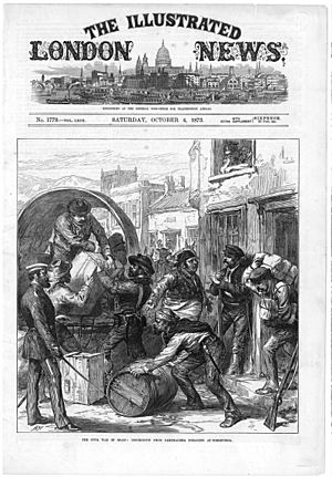Archivo:TILN The Civil War In Spain Insurgents From Cartagena Foraging At Torrevieja