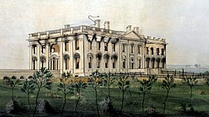 Archivo:The President's House by George Munger, 1814-1815 - Crop