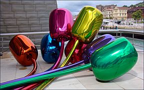 Tulipes de Jeff Koons (musée Guggenheim, Bilbao) (3433265727)