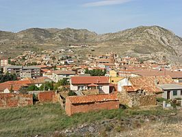 Vista panorámica de la villa de Utrillas.