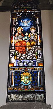 Vitral Santísima Trinidad, Santuario de Belén, Popayán