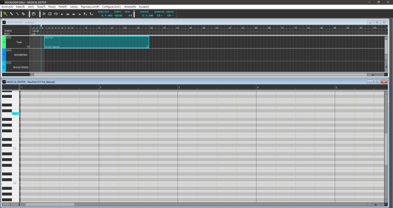 Vocaloid 4 UI