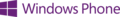 Windows Phone 8 logo and wordmark (purple)