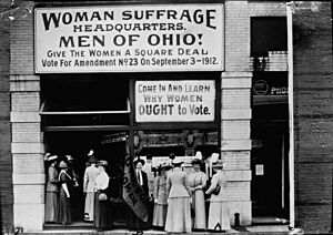 Archivo:Woman suffrage headquarters in Upper Euclid Avenue, Cleveland