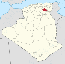 Biskra in Algeria 2019.svg