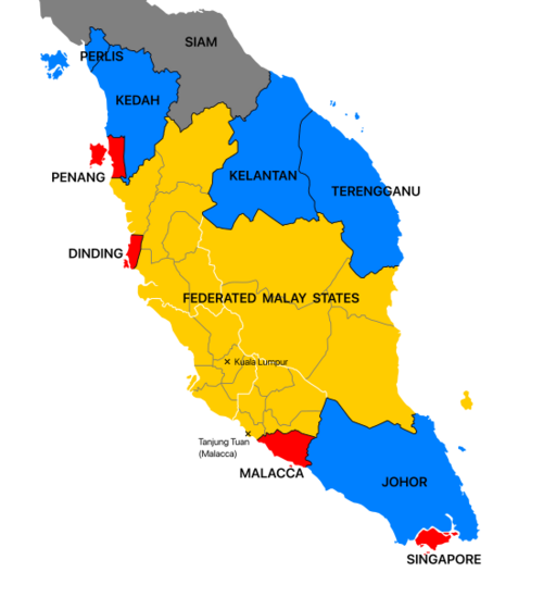 British Malaya circa 1922 en