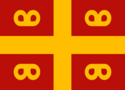 Byzantine imperial flag, 14th century according to portolan charts.png