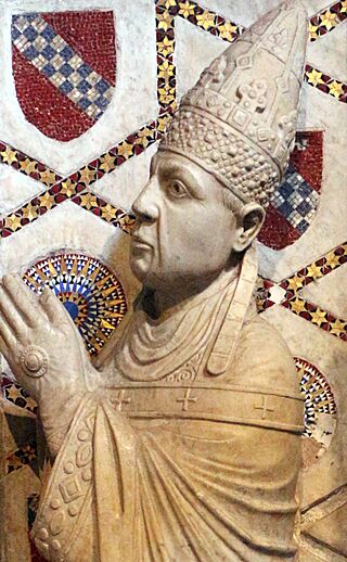 Cosmati, bonifacio IX inginocchiato, 1390-1410 ca (cropped).jpg