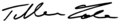 Edward Teller signature