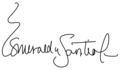 Esmeralda Santiago signature