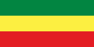 Flag of Ethiopia (1975-1987, 1991-1996)